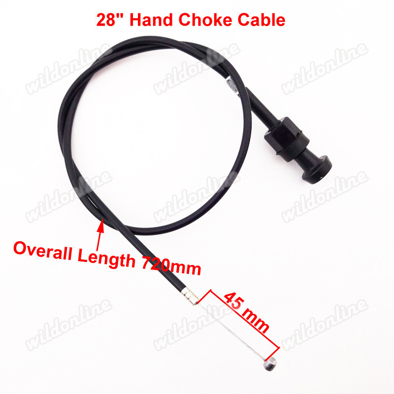 28" Hand ATV Choke Cable For 200cc 250cc Chinese ATV Quad Bike 4 Wheeler