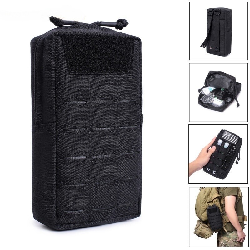actical Molle Waist Pouch for Camping Hiking Hunting EDC Gear