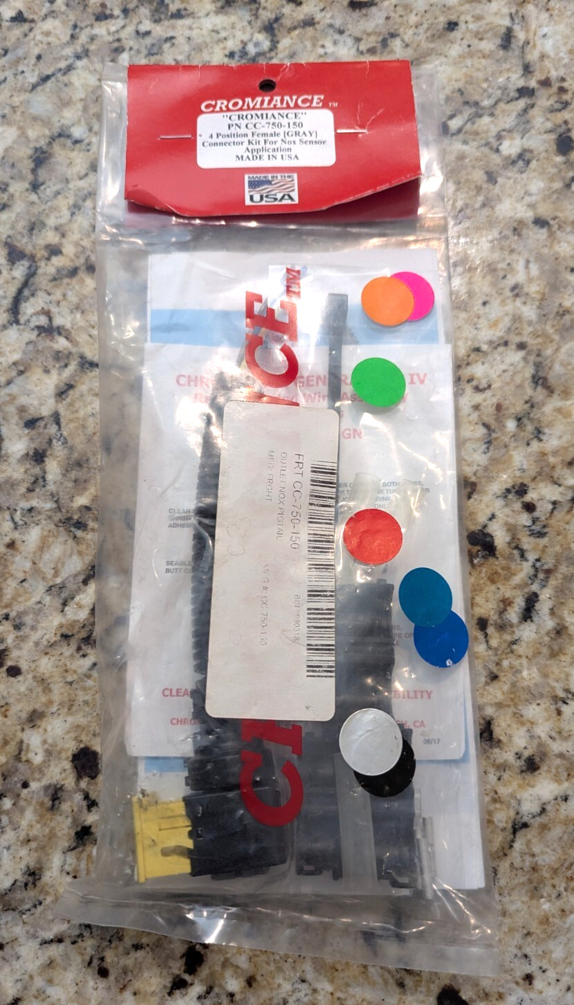 Chromiance CC-750-150 Connector Kit 4 Position Female Kit for  Sensor Gray