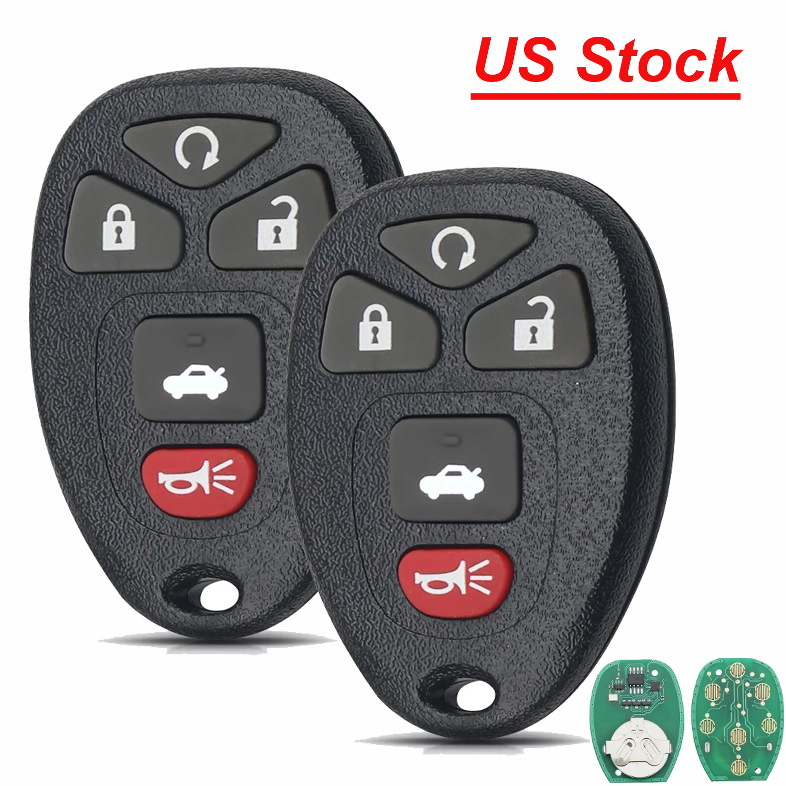 2 For 2005 2006 2007 2008 2009 2010 Pontiac G6 Keyless Entry Remote Key Fob 5B