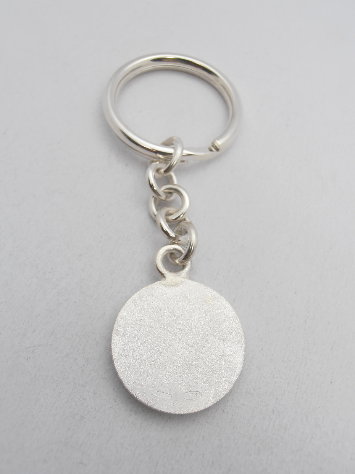 Letter Keychain - H - 925 Silver - Initial - Alphabet - Breeze -