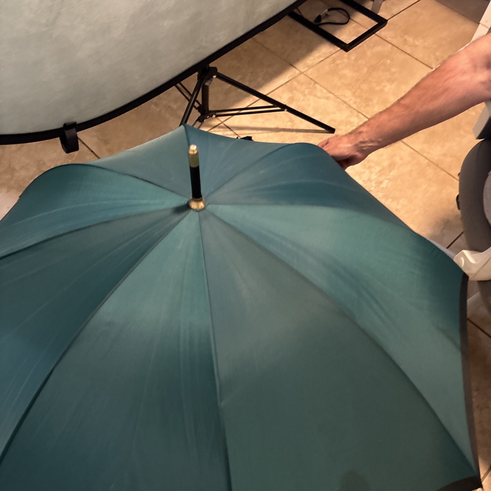Tsar Umbrella Vintage Green Rare