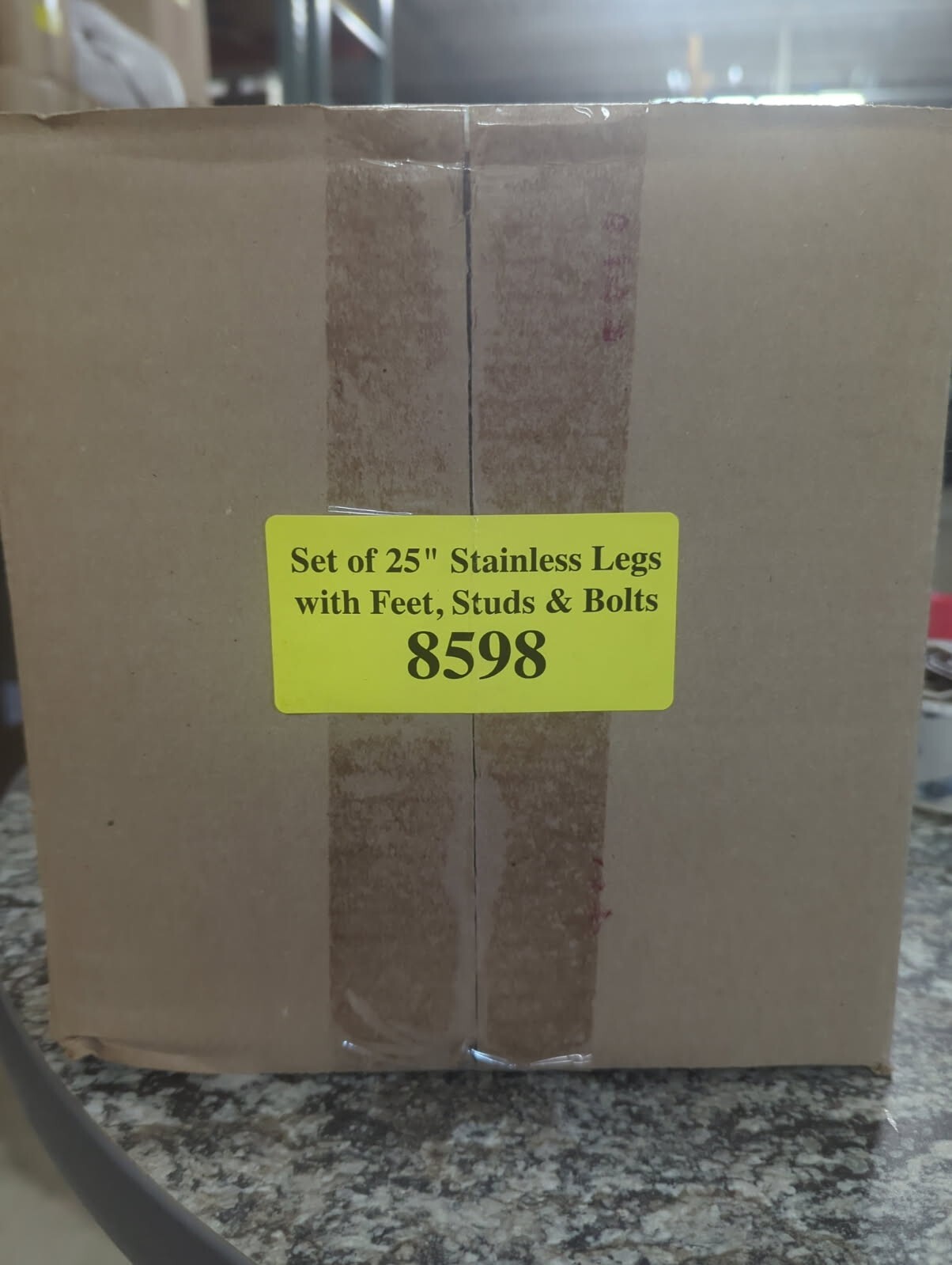 BLODGETT 25" Stainless Steel Leg Set with Feet