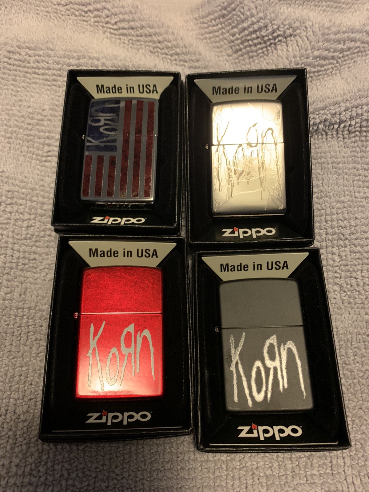 Limited edition Korn Zippo lighters