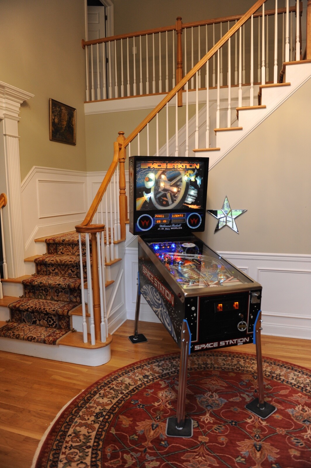 Awesome! Space Station Pinball machine Features 3-ball Multiball with Green Mode
