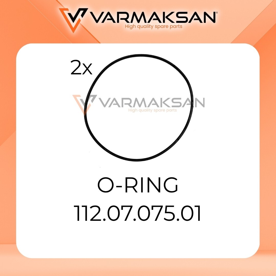 DANA SPICER 112.07.075.01 O-RING SET OF 2 / NEW 112.07.075.01 O-RING SET OF 2