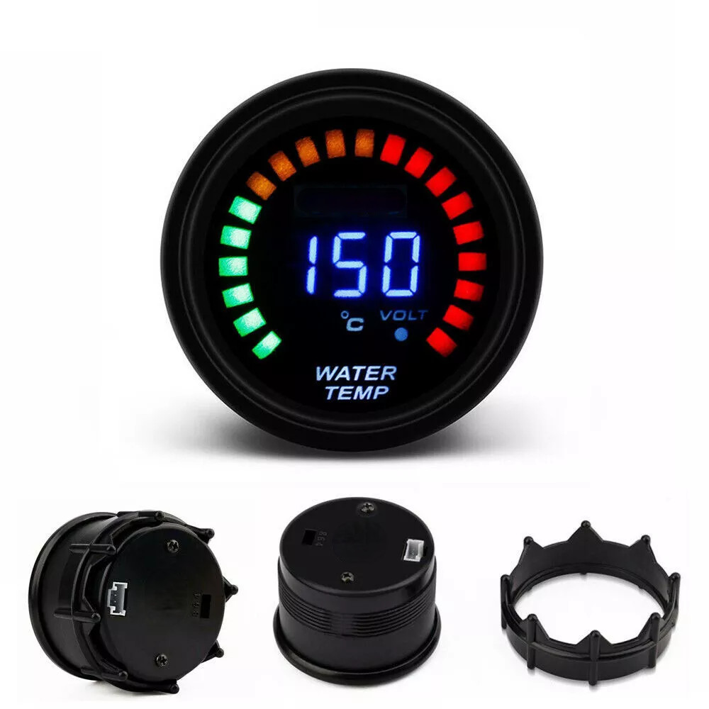 2''52mm Car Digital PSI Turbo Boost/Water/Oil Temp/Pressure/Tachometer/EGT Gauge