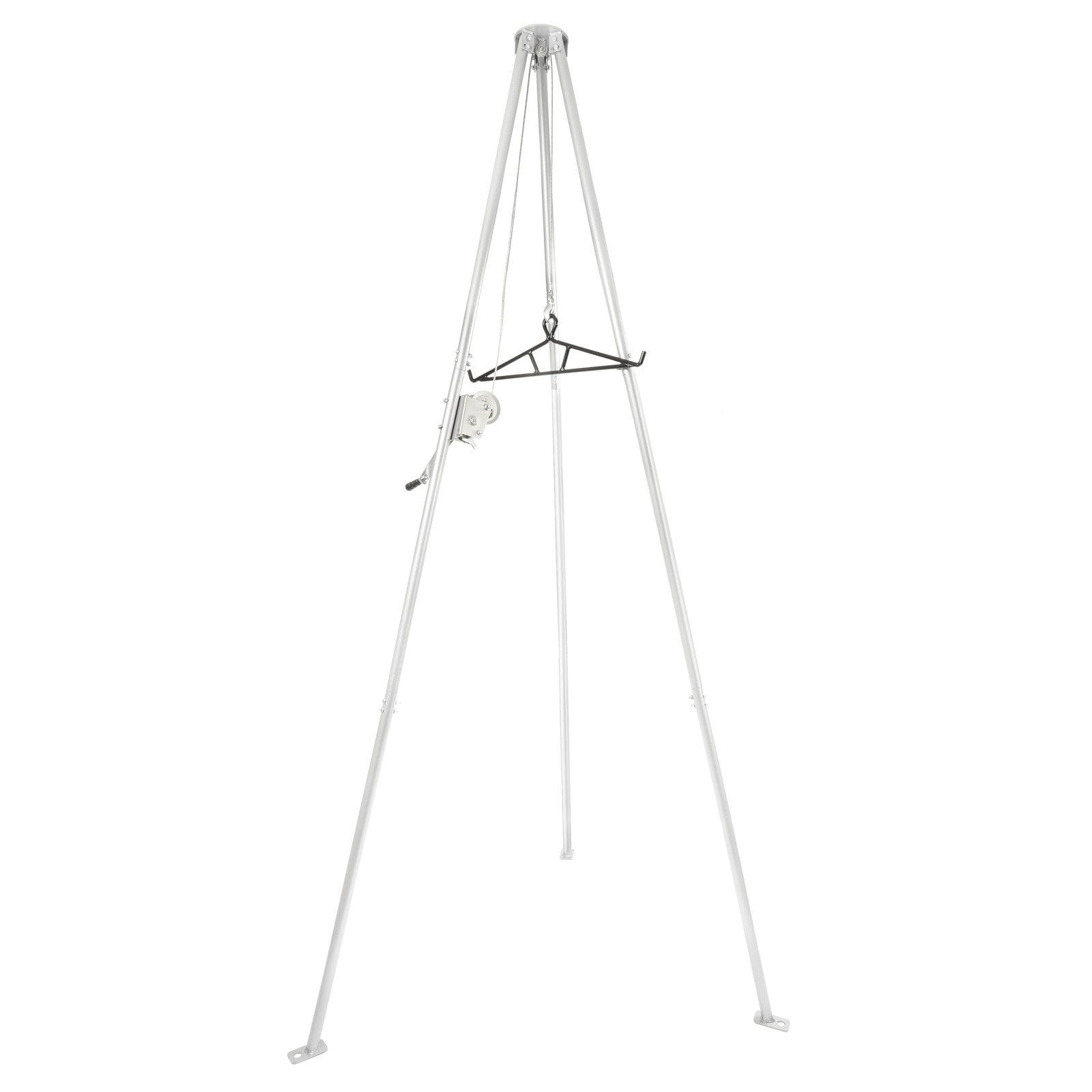 500LBS Deer Game Hoist Tripod Hanger Powder Coated Rack Stand for Goat Skinning