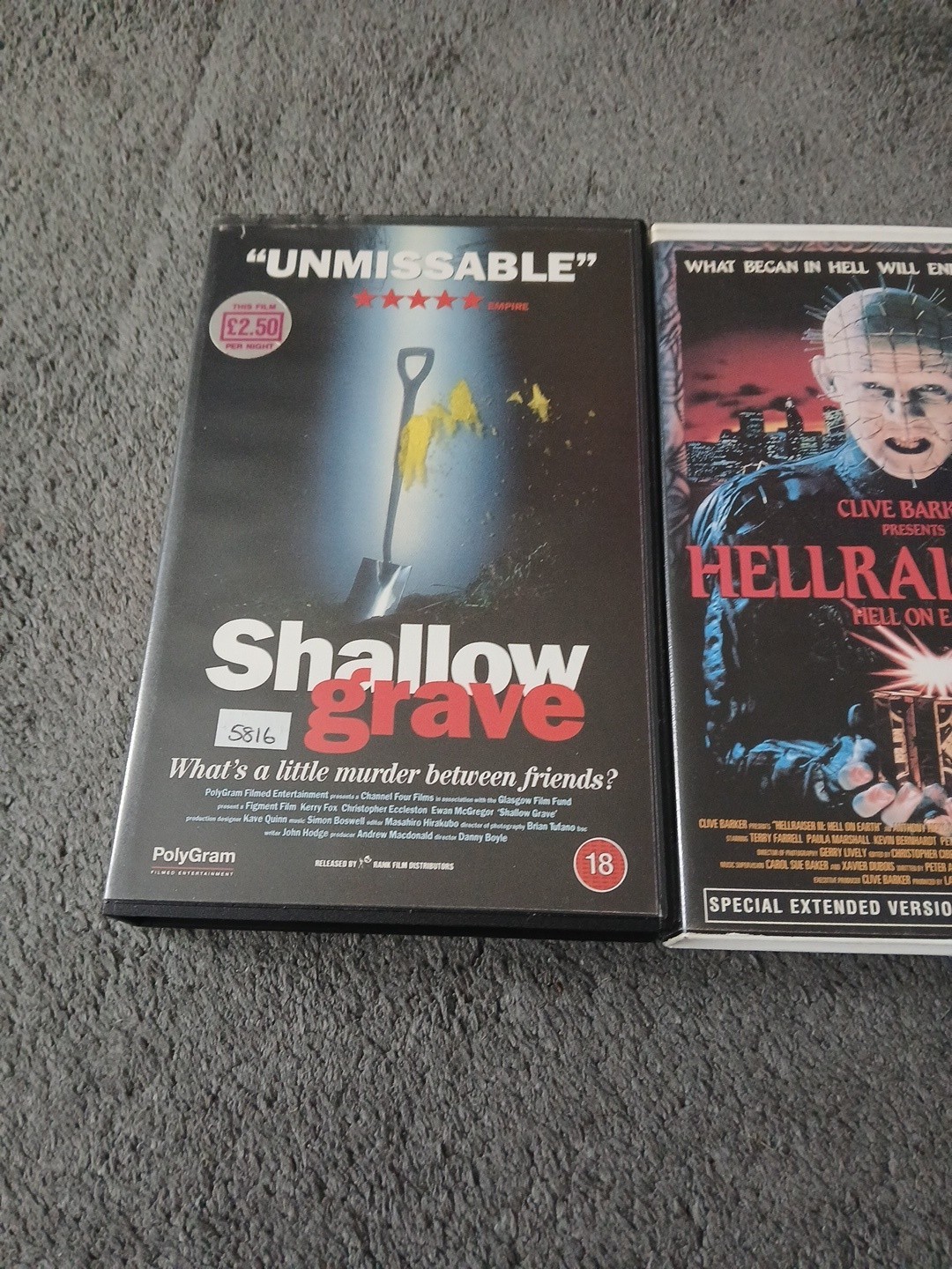 vhs big box ex rental horror