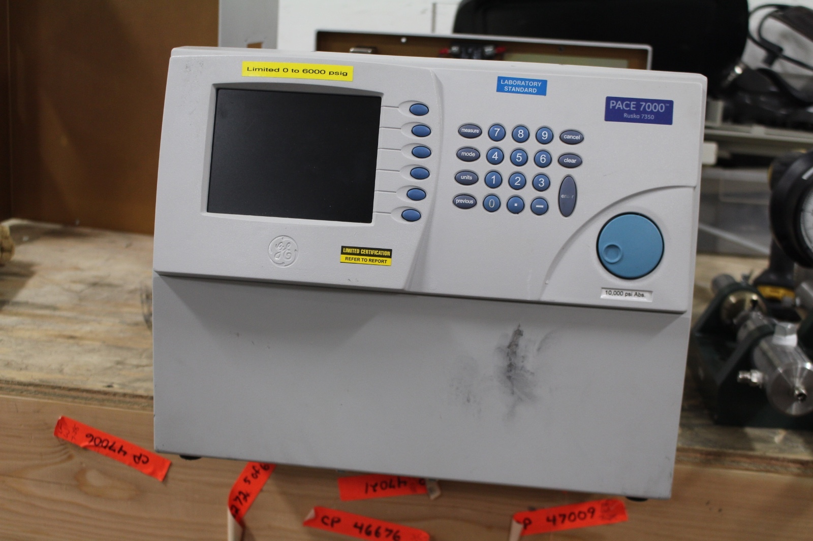 GE Fluke RUSKA 7350 Pressure Controller / Calibrator PACE 7000