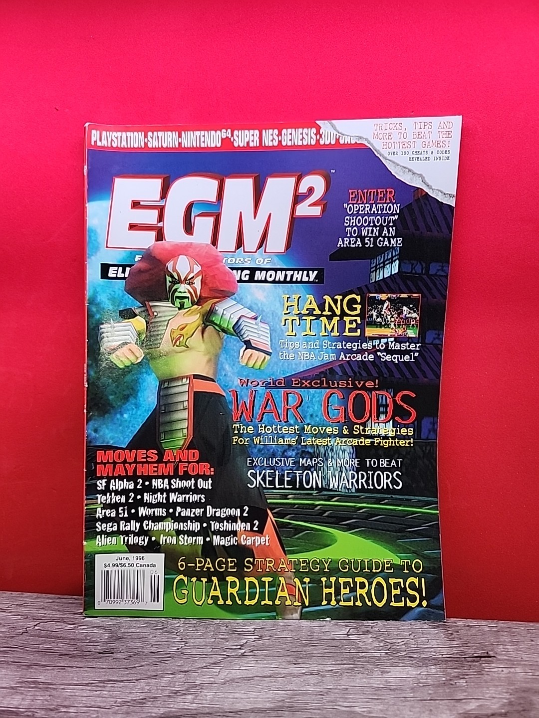 EGM2 Magazine War Gods June 1996 Issue #2.12 Electronic Gaming Monthly