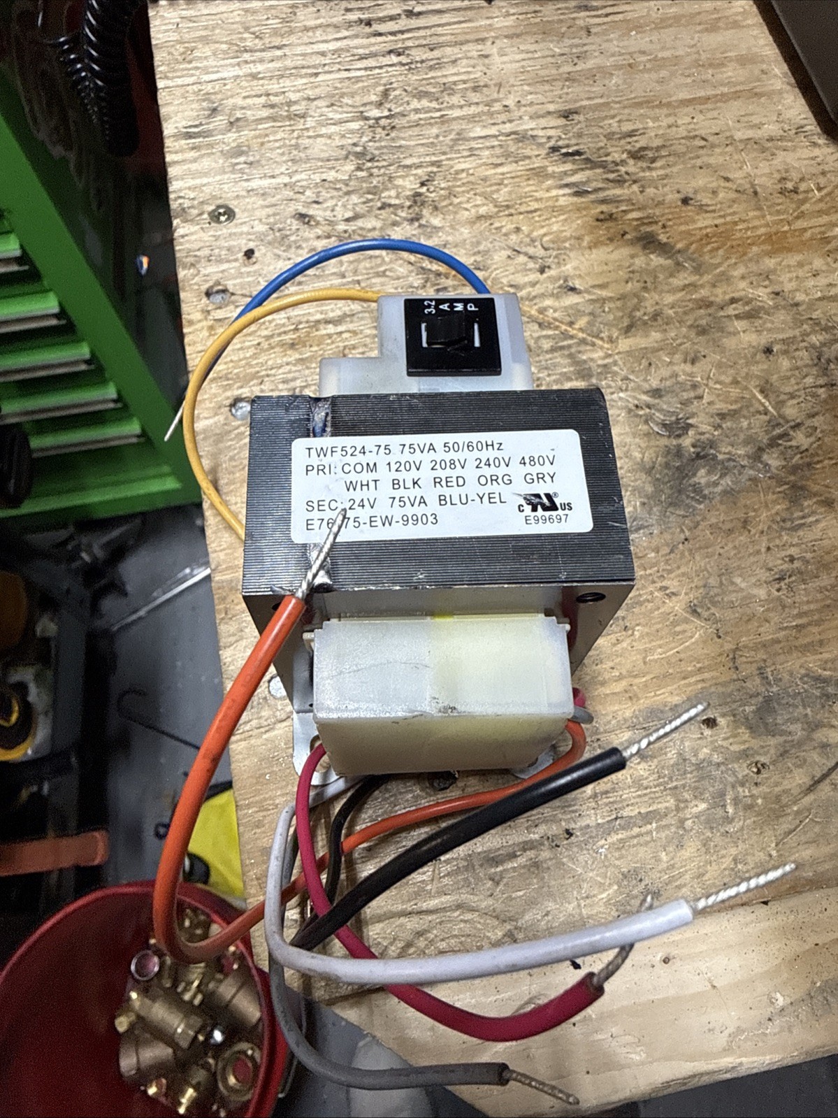 NEW PARTS CONNECT TRANSFORMER FOOT MOUNTING 120,208,240,480V TWF524-75