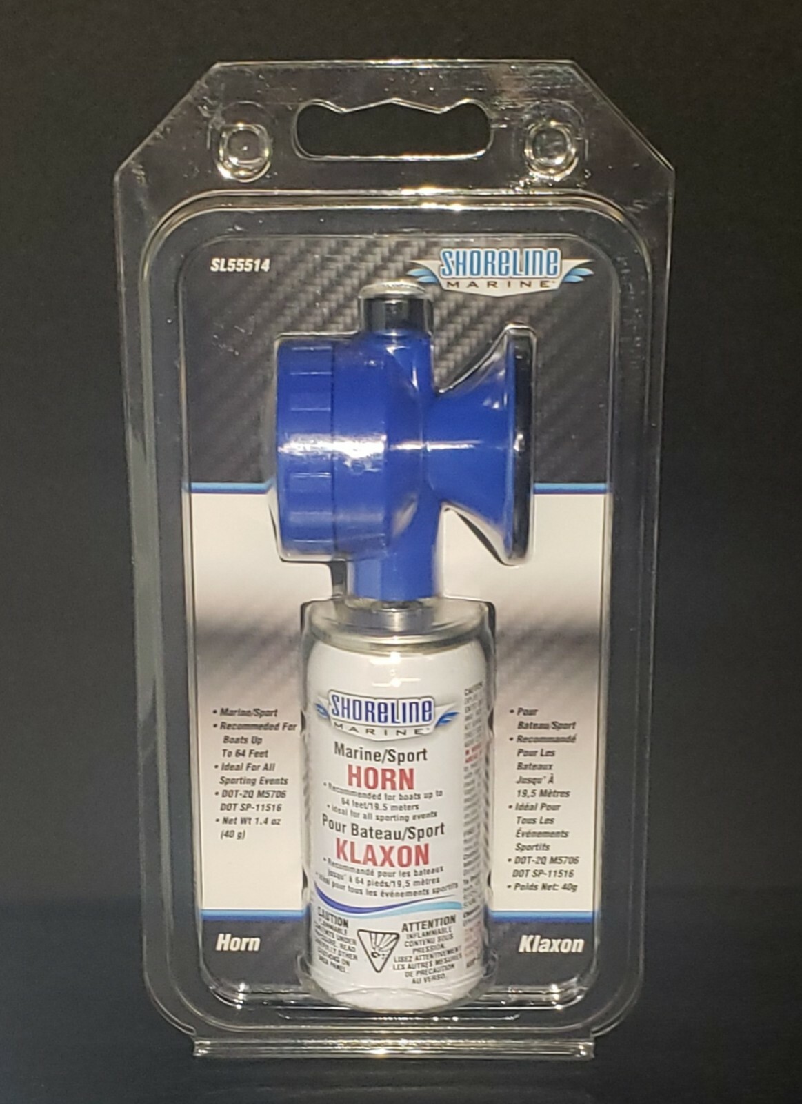 Shoreline Marine Sport Horn SL55514 1.4oz New Sealed Sporting Events 64' Boats