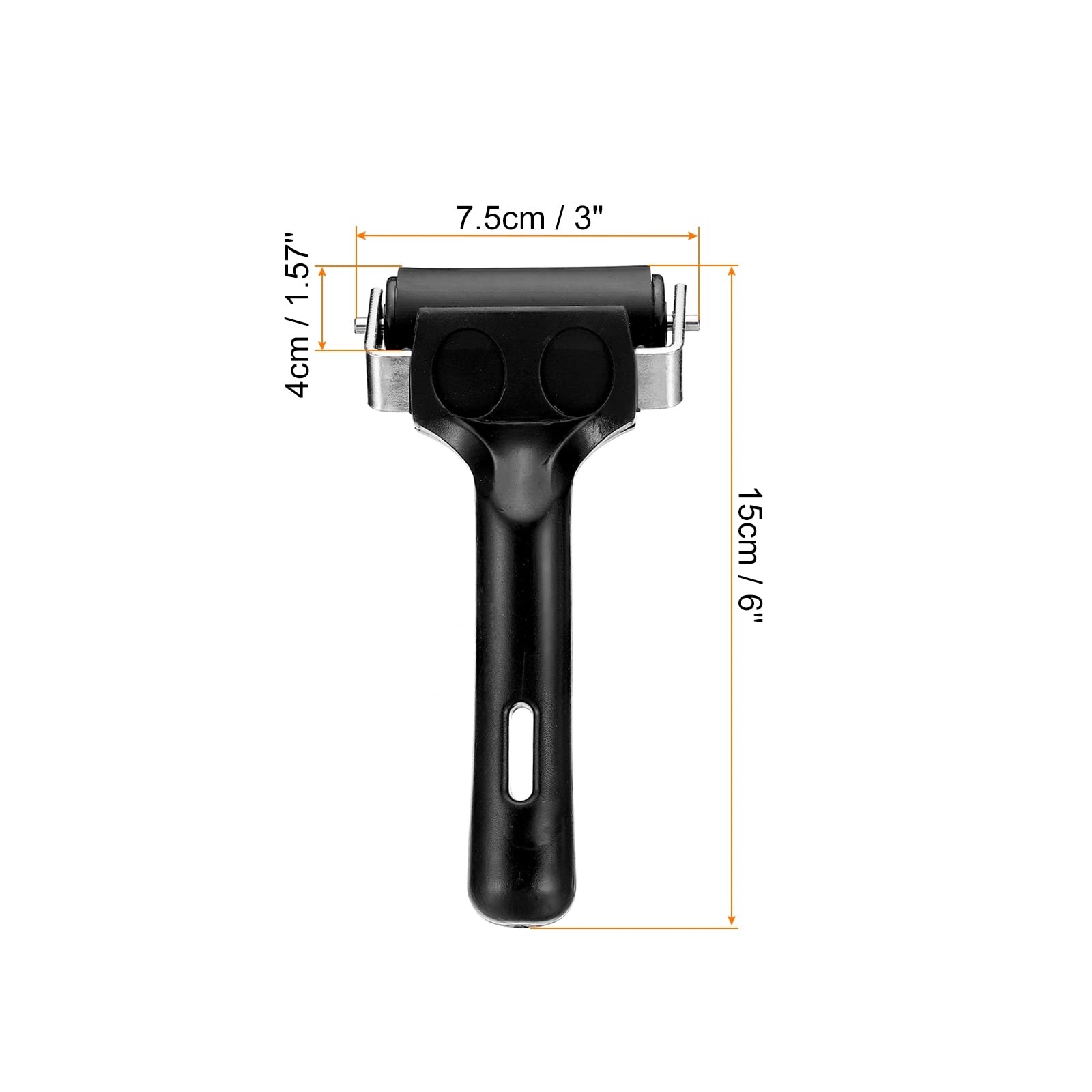 3 Inch Rubber Roller Brayer Tools, Hard Rubber Roller for Printmaking Wallpap...