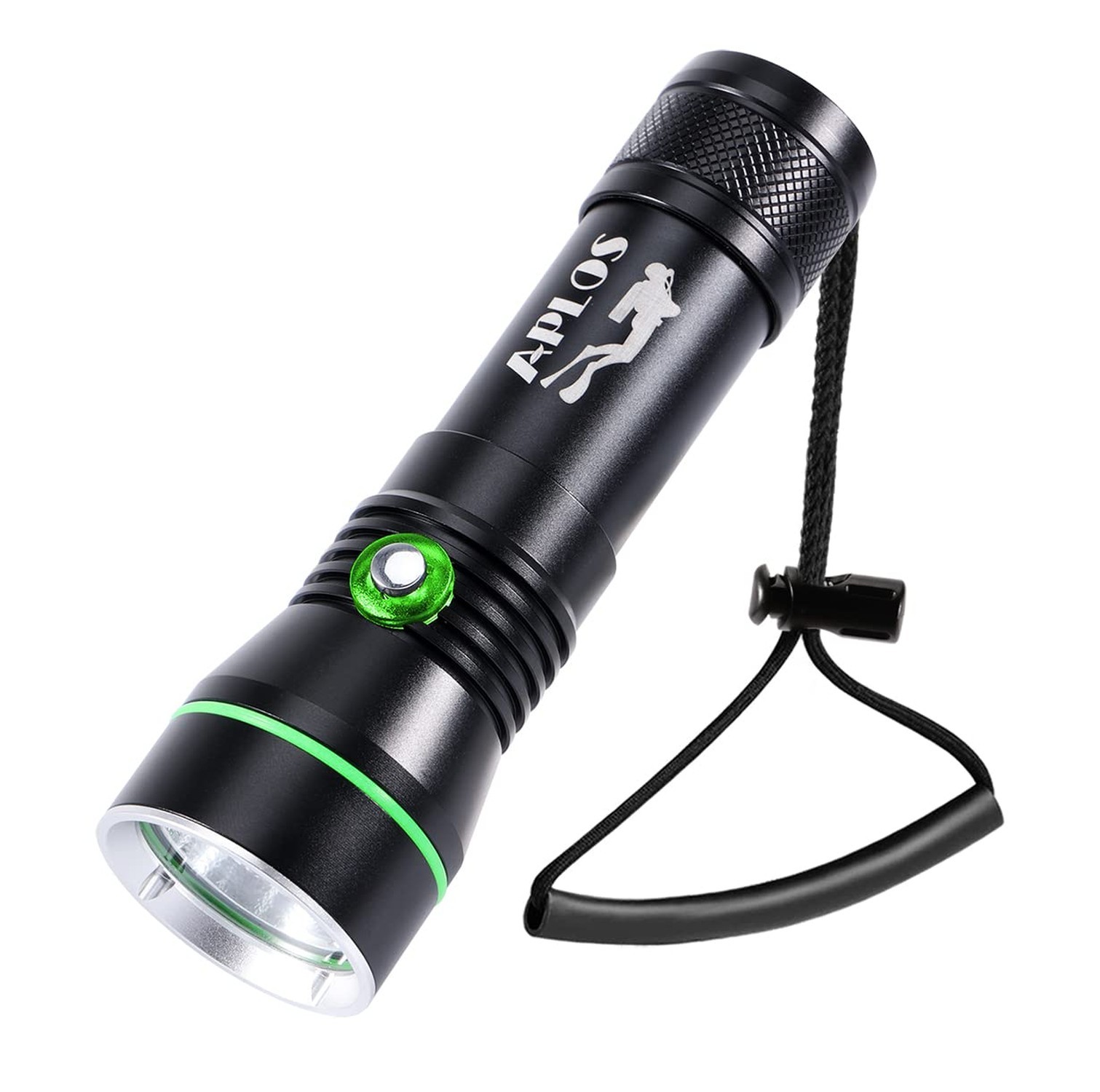 APLOS AP30 3000lm Diving Flashlight with 3 Modes, Power Indicator, IPX8 Water...