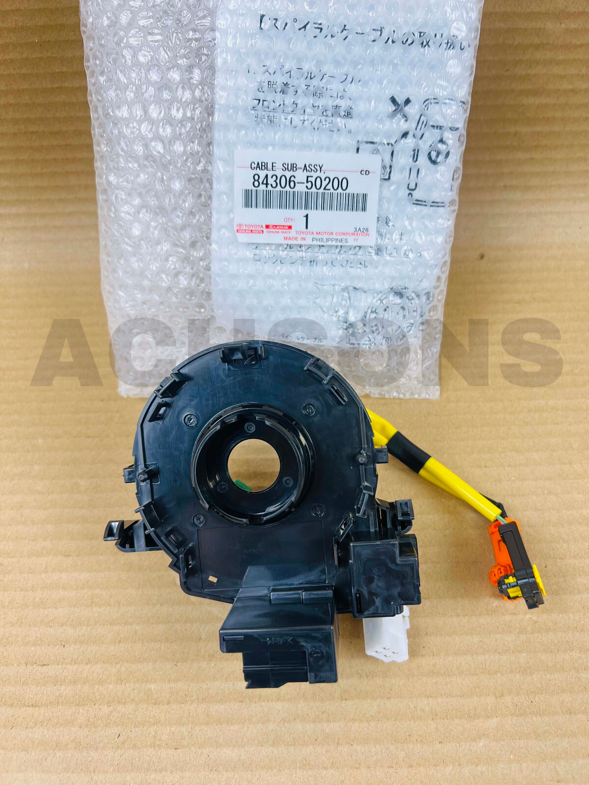 84306-50200 Lexus LS460 LS600h LX570 OEM Genuine Clock Spring Spiral Cable oem