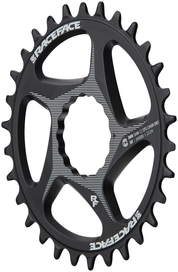 RaceFace Direct Mount Wide Chainring - 30t, DM CINCH, For Shimano 12-Speed HG+