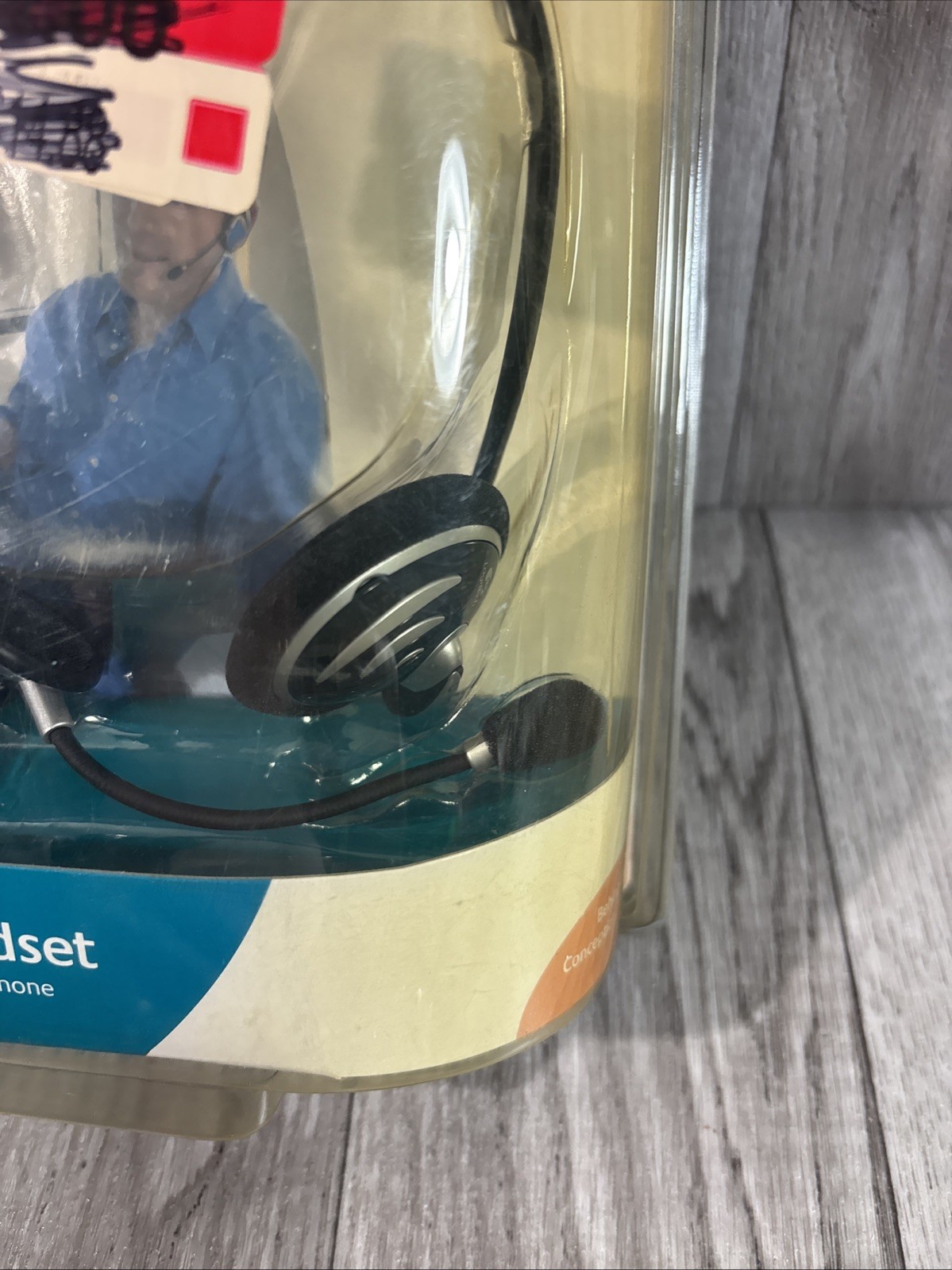 NEW Logitech Internet Chat Headset Behind the Head Multicolored Computer SEALED