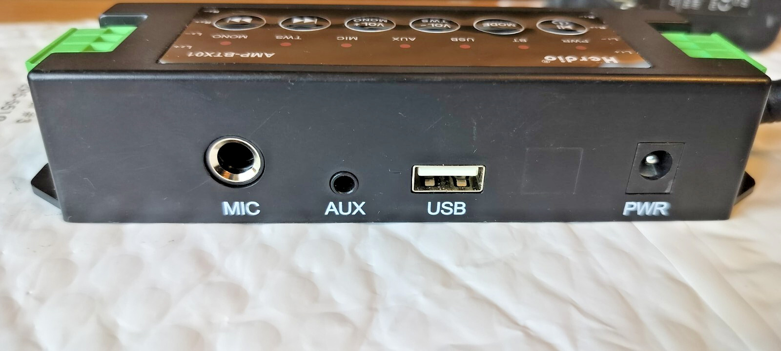 Herdio 68-Bluetooth Audio Amplifier AMP-BTX01 w/ Power Adapter *TESTED*