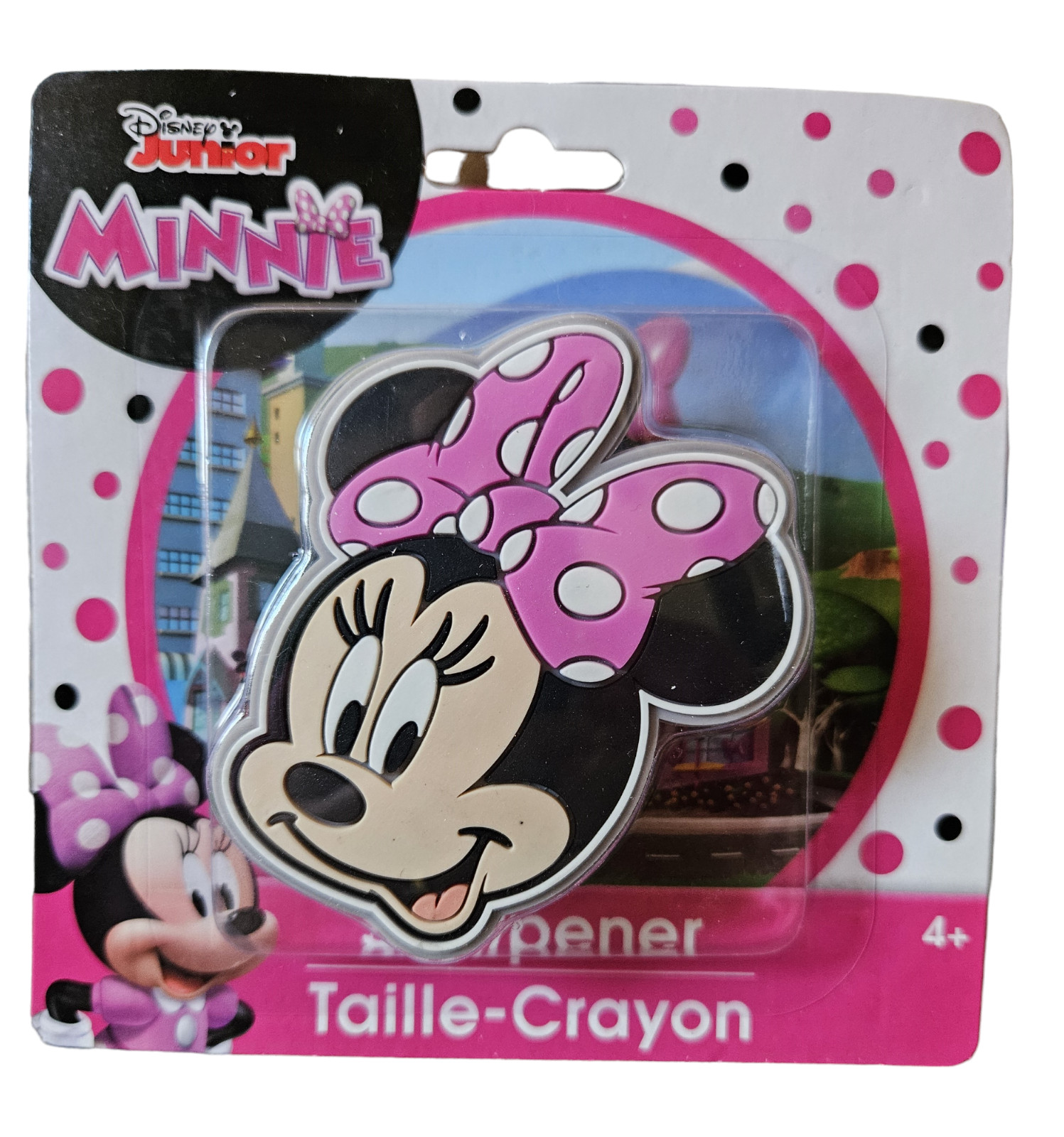 Peachtree Playthings Pencil / Crayon Sharpener  - New  - Disney Jr Minnie Mouse