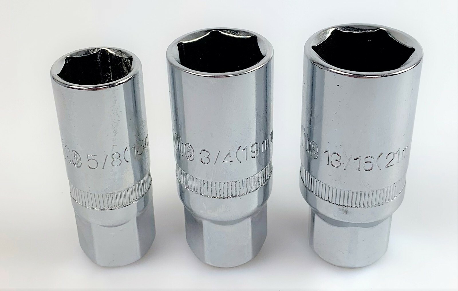 AutoLite Spark-Plug Socket Set 3pc 5/8'' 3/4'' 13/16'' Great Quality