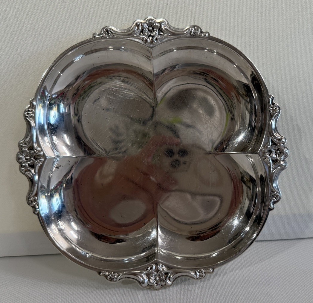 Vintage International Silver Company EMPRESS Silver Plated Serving Dish  348
