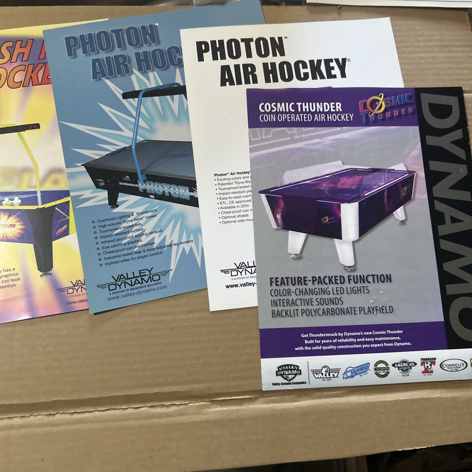 nos Original Rowe Jukebox A Lot Of 4 dynamo Air Hockey Photon Hot Flash flyer