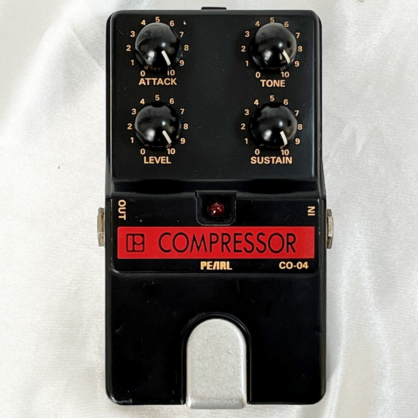 PEARL CO-04 COMPRESSOR 1980s Vintage Guitar Pedal Made in Japan Analog JRC4558D