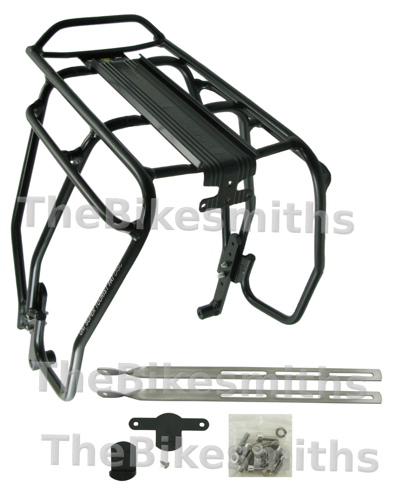Topeak TA2152B FAT Bike Uni Super Tourist Black MTX 2.0 Rear Rack fits disc brak