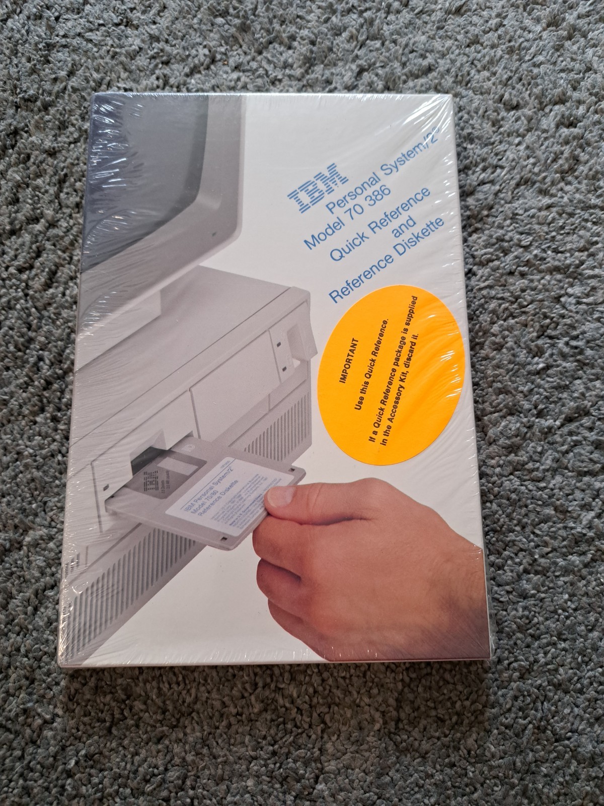 IBM Personal System/2 Model 70 386 Quick Reference and Diskette NOS Sealed