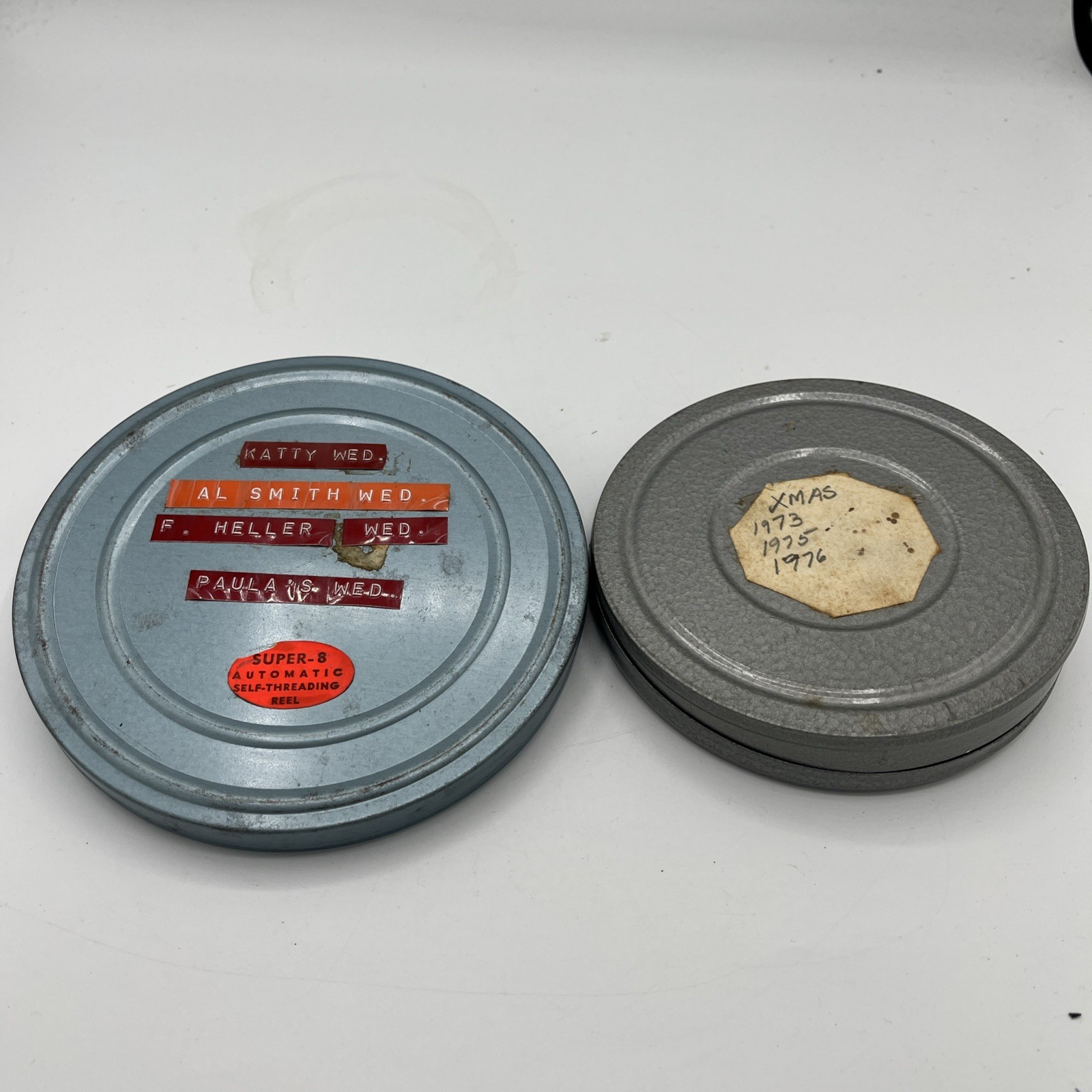Mid Century Movie Reels Home Movies Lot of 2 1970s Untested
