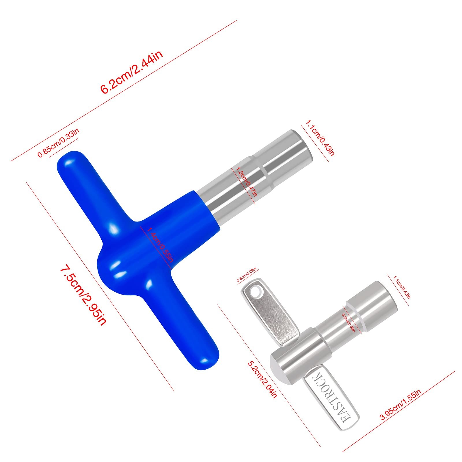 High Torque Drum Keys with More Advanced Material Rubber And Plastic Handles ...
