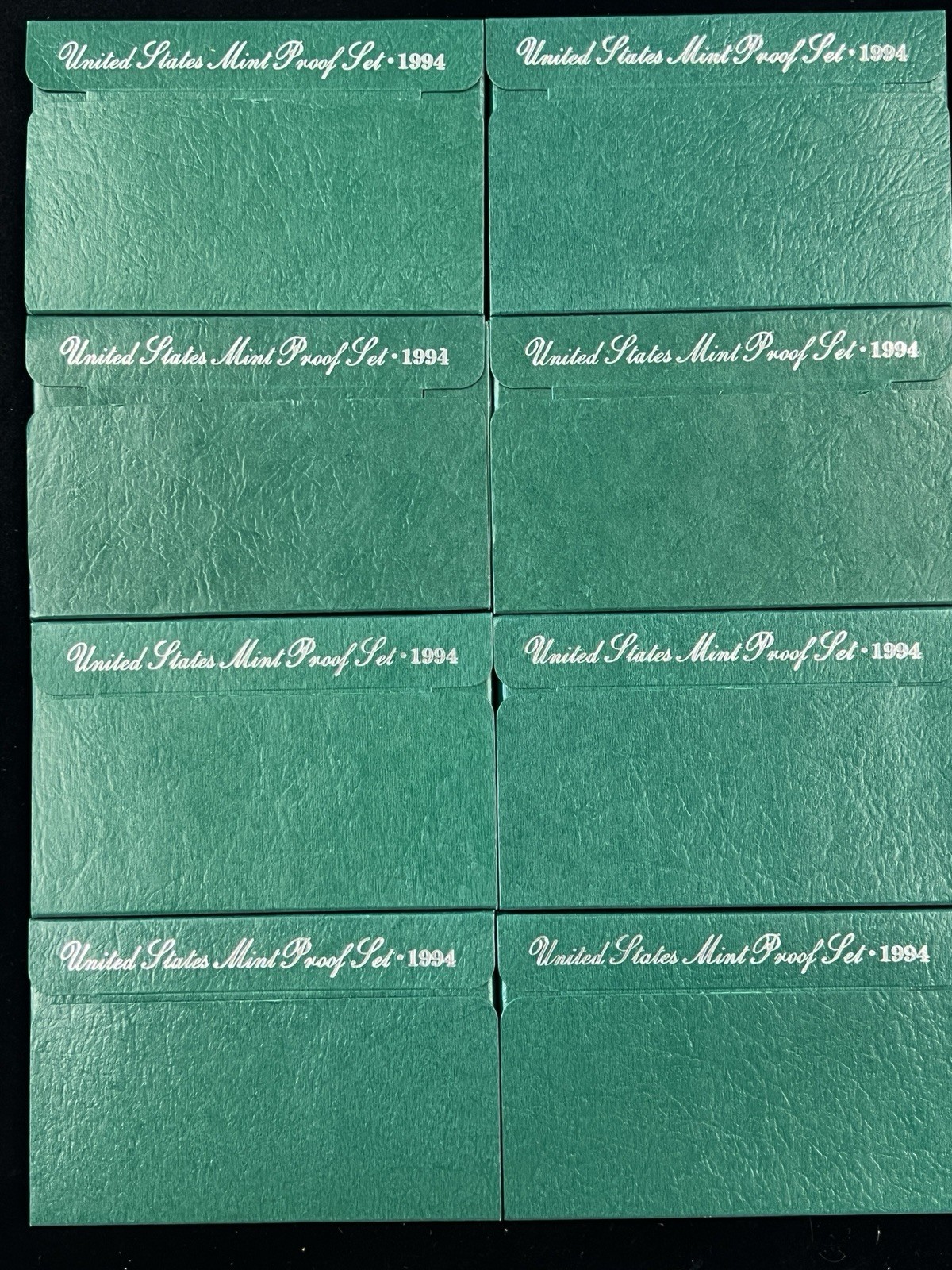 Lot Of 8- 1994 US Mint Clad Proof Sets OGP COA included