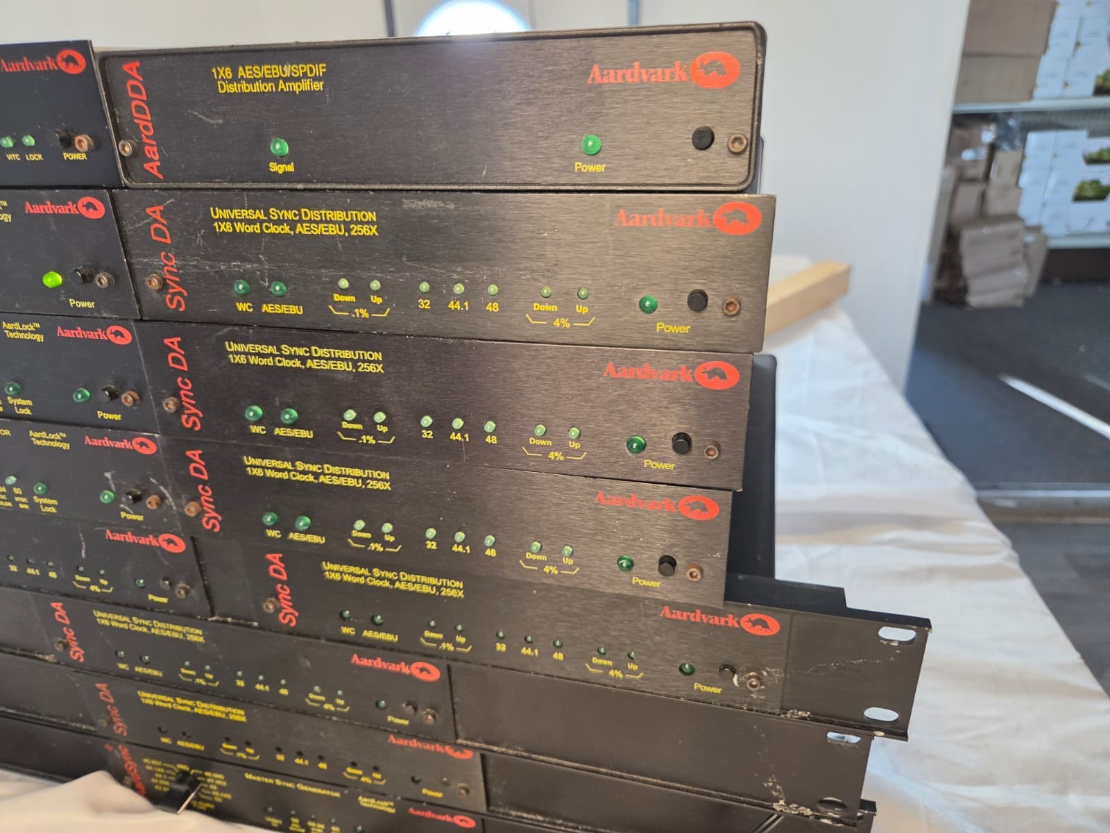 Aardvark Digital Synchronization Equipment Lot - AardSync II, TimeSync II, Sync