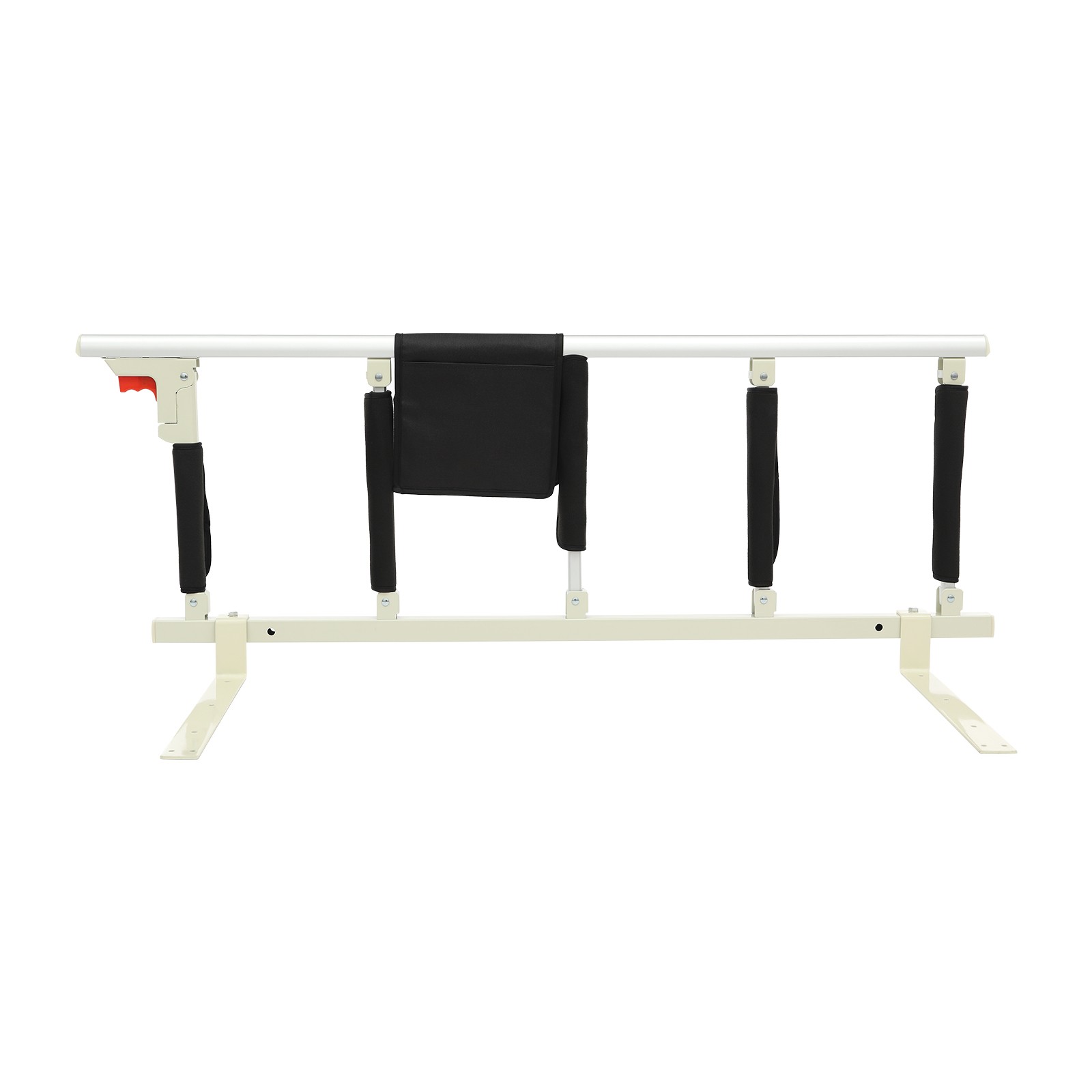 5-Column Foldable Bed Rail for Elderly Safety Handrail Support Assist Handle
