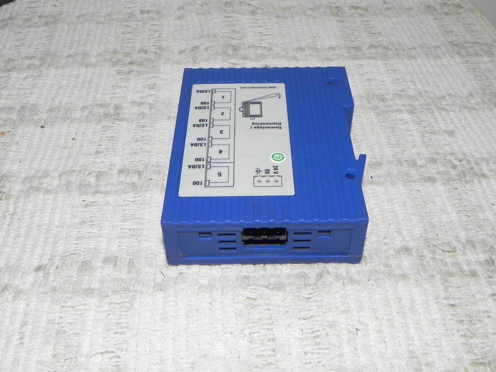 Hirschmann Spider 5TX Rail Switch Unmanaged Industrial Ethernet Switch