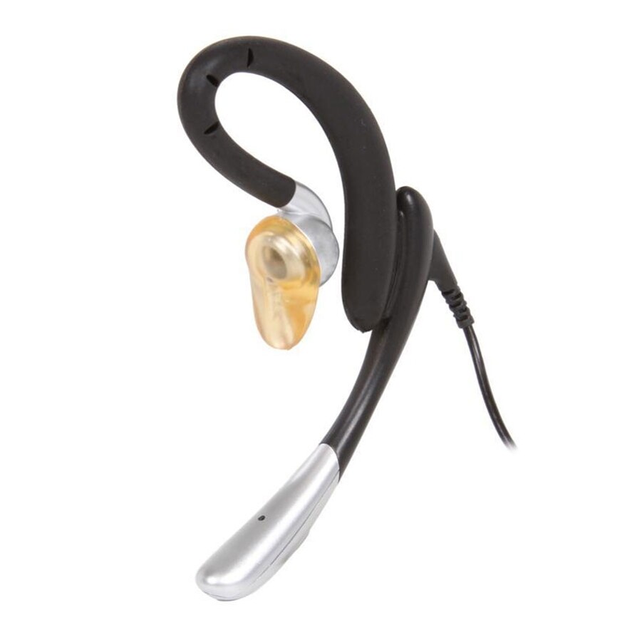 Wired Earphone with Boom Mic Over-the-ear 3.5mm Adapter Single for Cell Phones