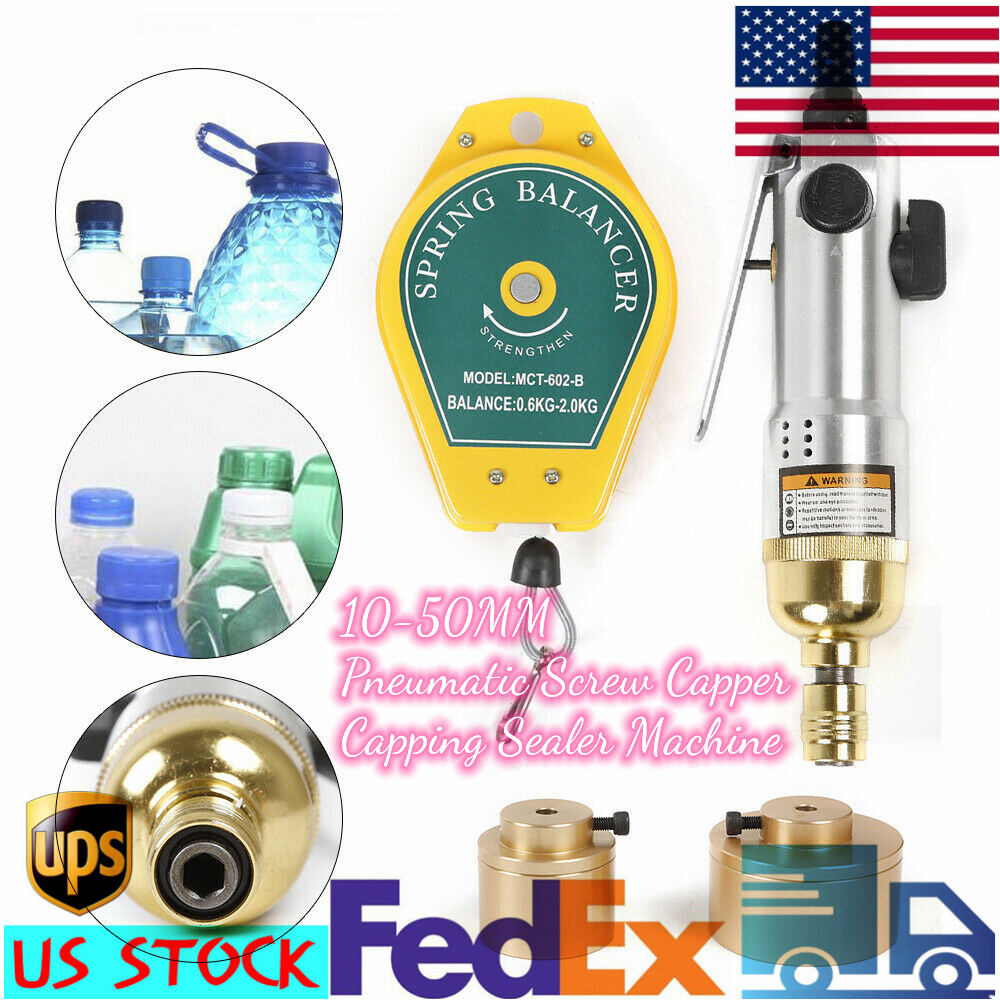 Handheld Bottle Capping Machine Screw Cap Capper Sealing Sealer USA