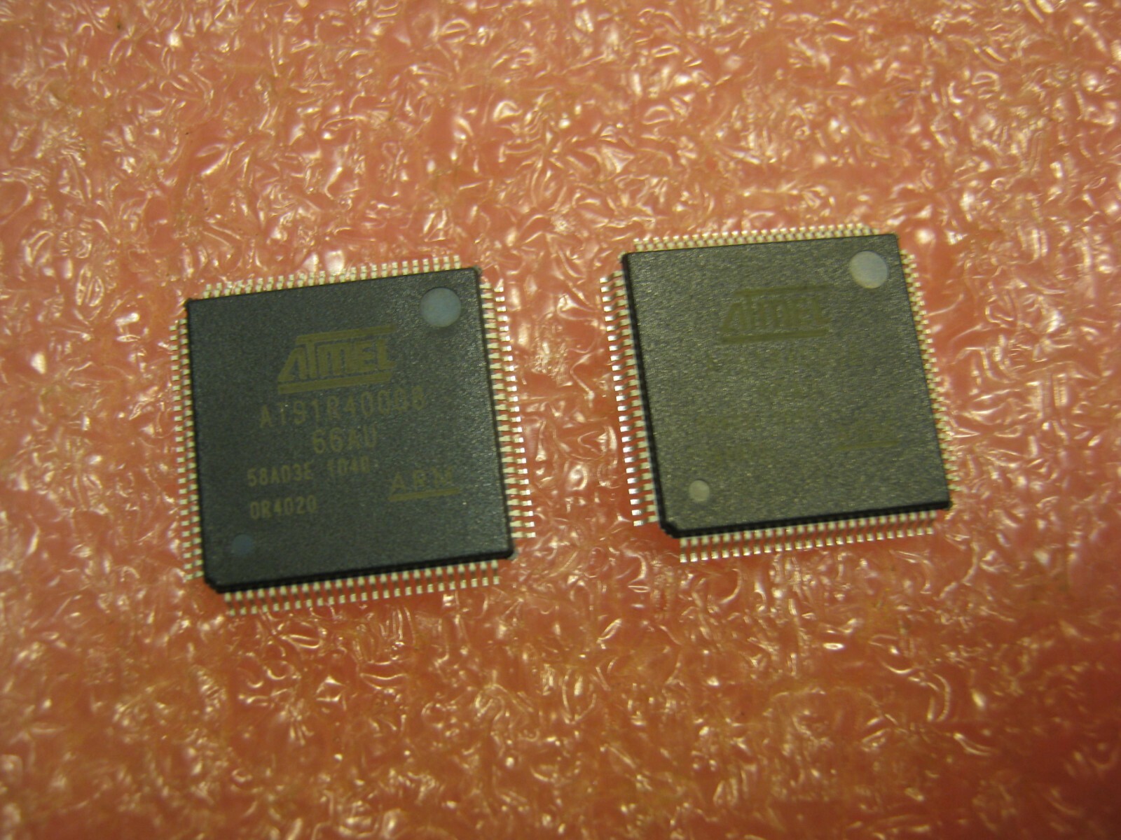 AT91R40008-66AU lot of 2 NOS Pieces from Atmel