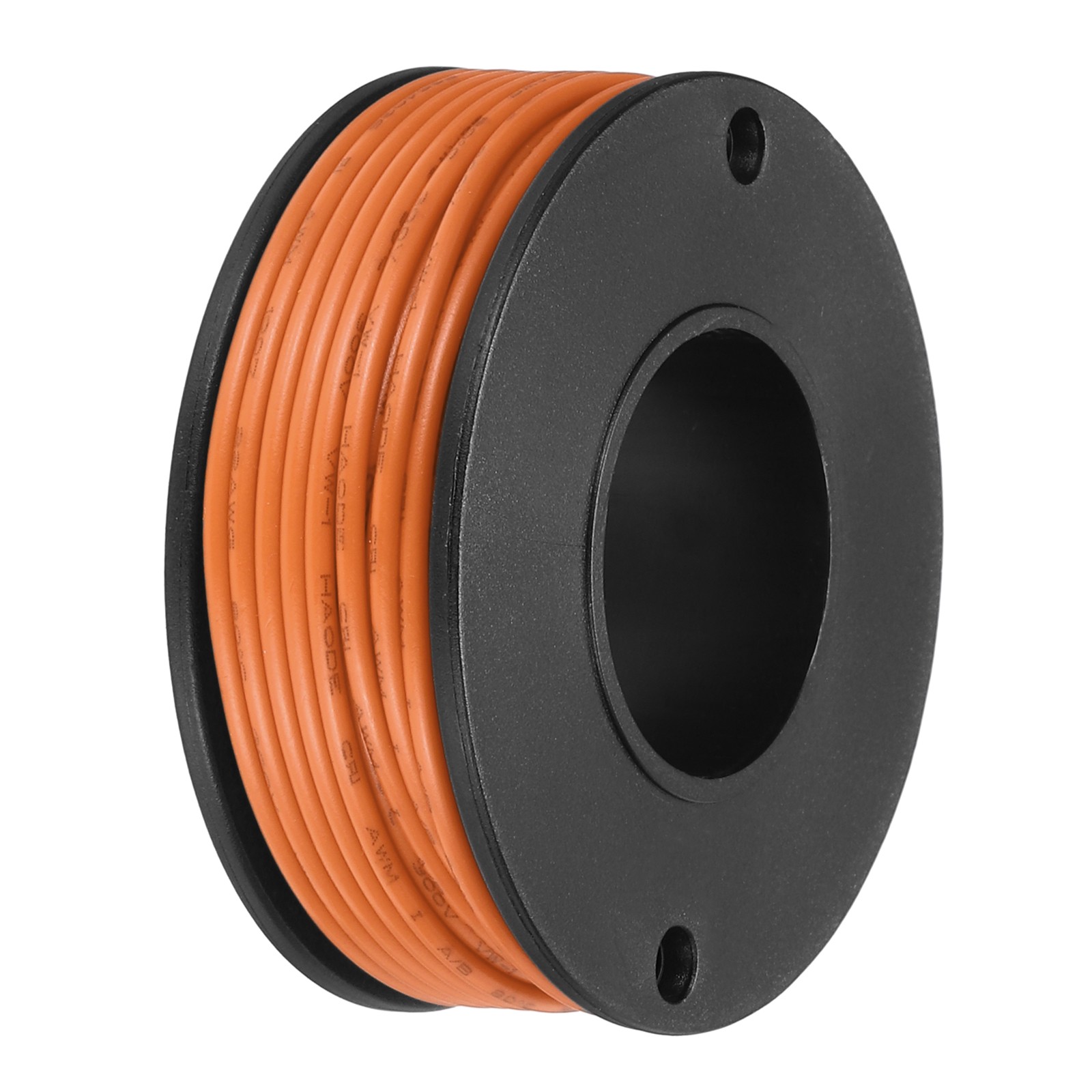 22AWG Stranded Wire PVC Hookup 10M/33ft Orange, Electrical Wire UL1007 Spool