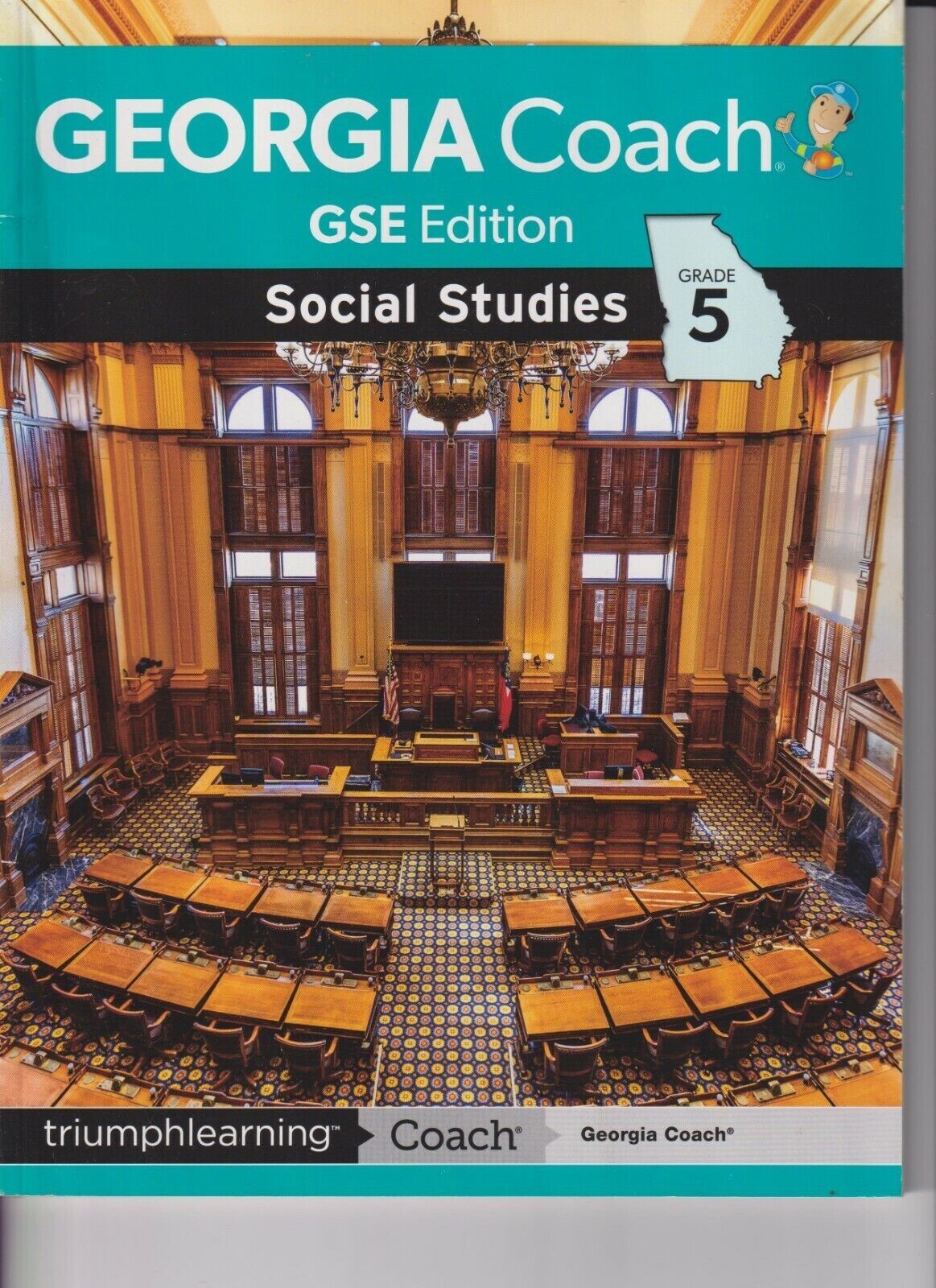 Georgia Coach #585GASE GSE Ed Grade 5 Social Studies Workbook 9781683511434