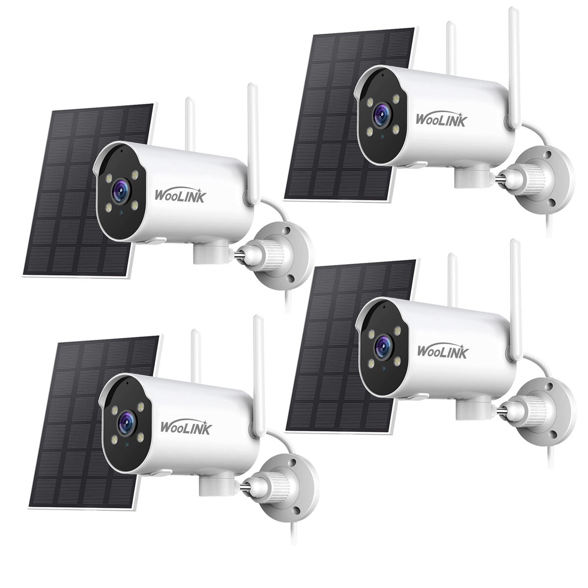 WOOLINK Solar Wireless Security Camera 1080P WiFi Solar Power CCTV Camera System