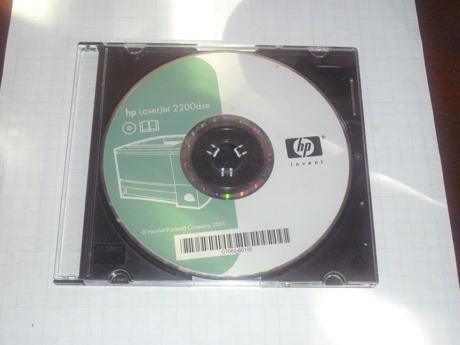HP Laserjet 2200dse Driver Installation CD, 2001 for Windows C7062-60102