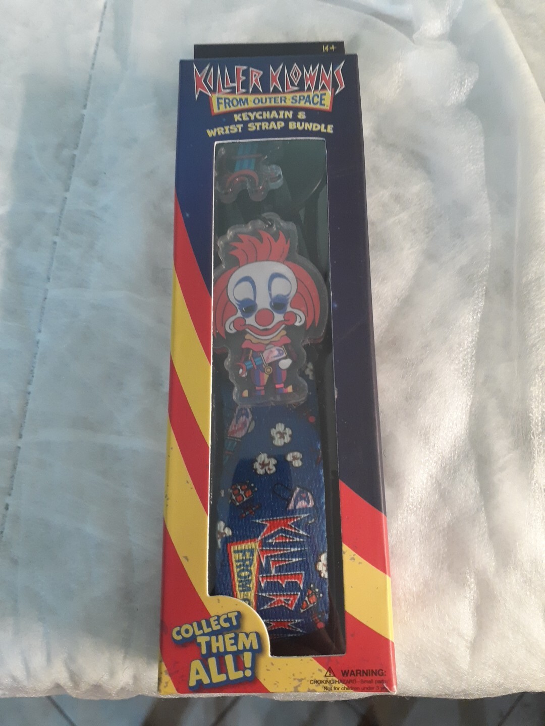 Killer Klowns From Space RUDY Halloween Keychain & Wrist Strap Set BRAND NEW