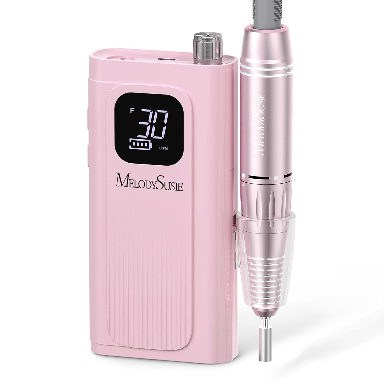 Entry-Level Clip-On Rechargeable Essential Nail Drill, SC300F 30000RPM E-File wi