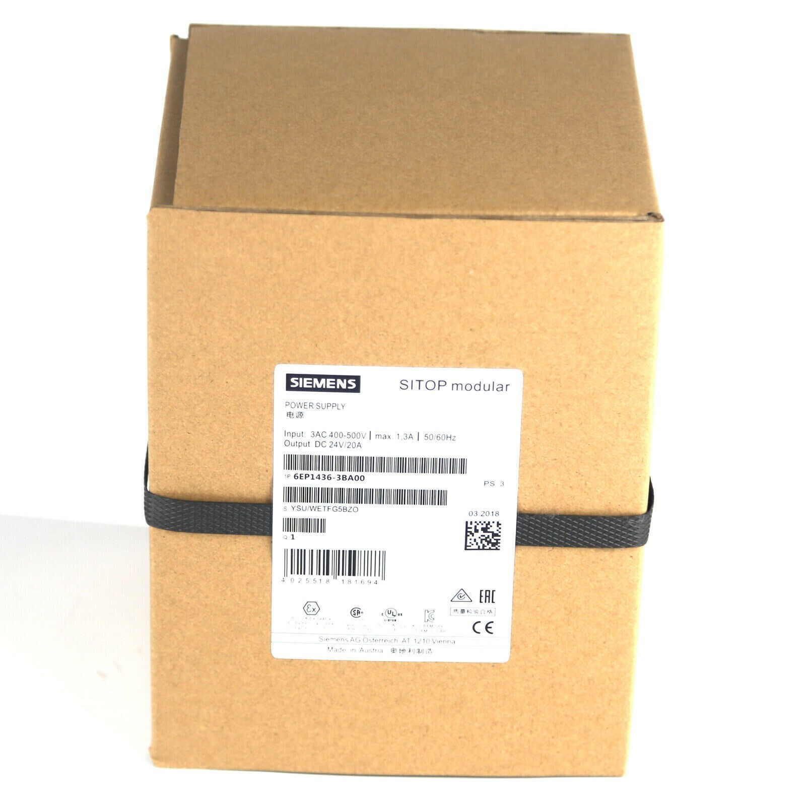 Siemens 6EP1437-3BA00 Unit Processors Control New in box