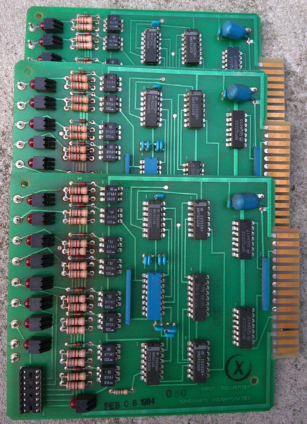 (1) Cincinnati Incorporated Input Converter PCB 817231 Circuit Board