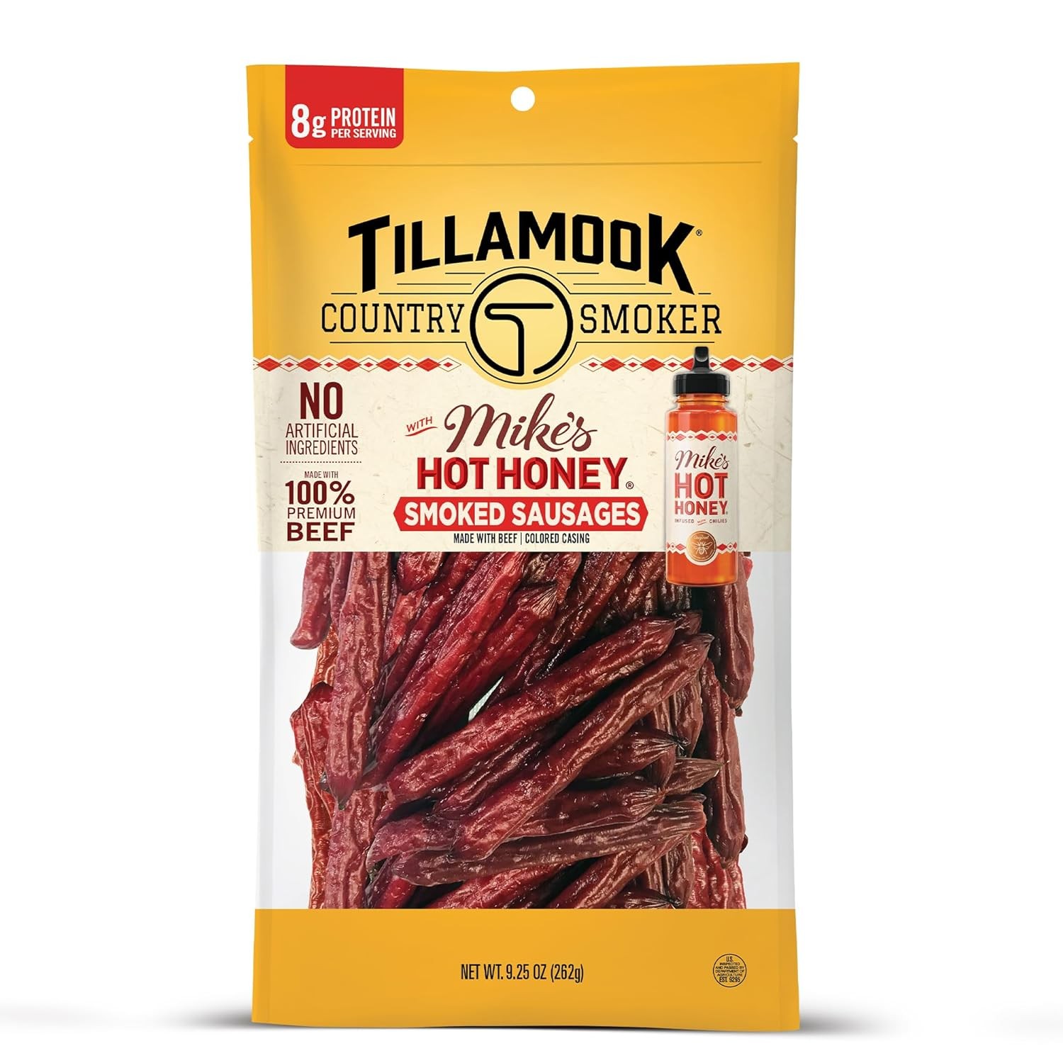 Tillamook Country Smoker Beef Smoked Sausages, Mike's 9.25 Ounce (Pack of 1)