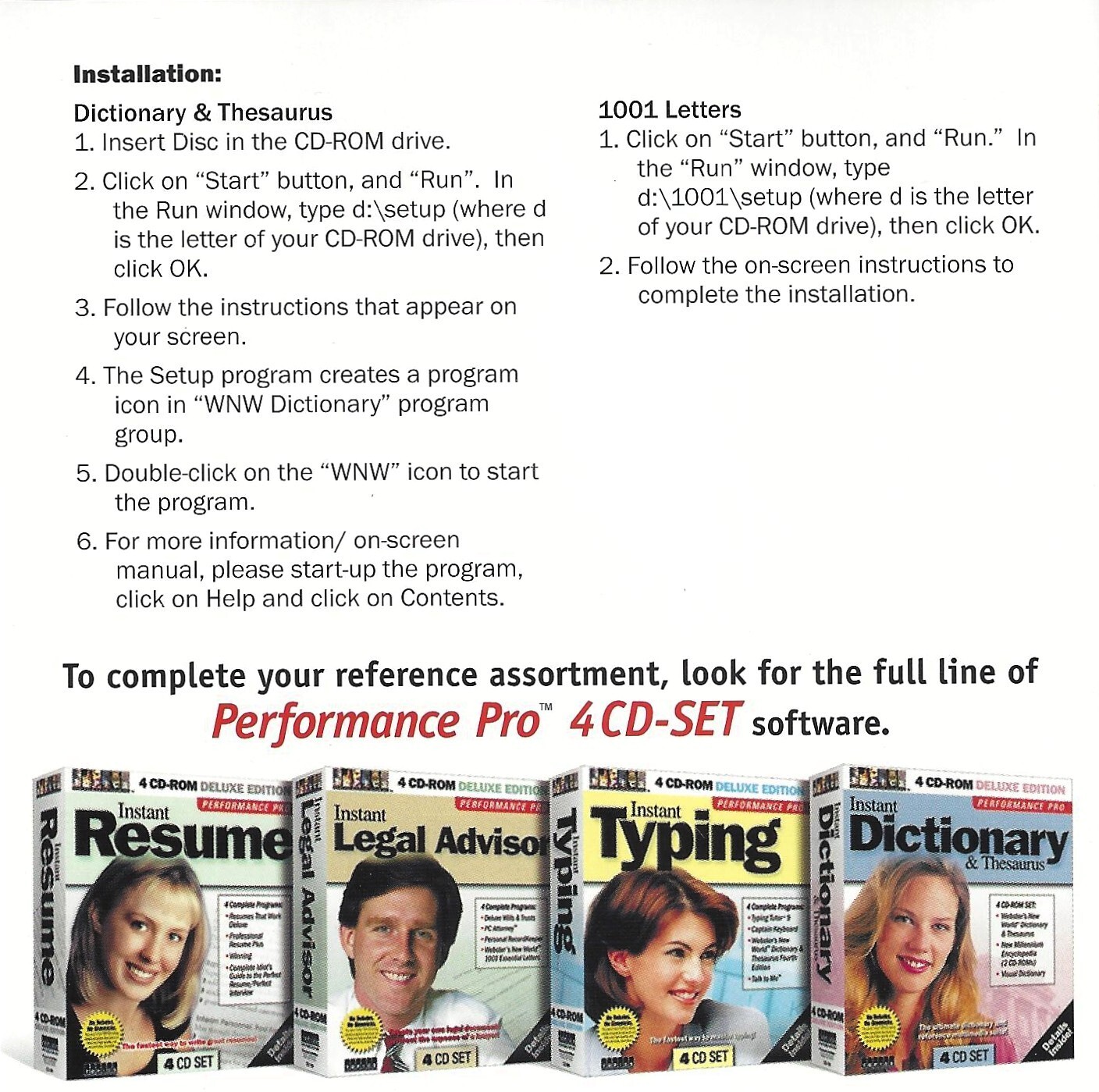 Dictionary & Thesaurus (CD-ROM PC 2001) Snap! Everyday Solutions - Tested