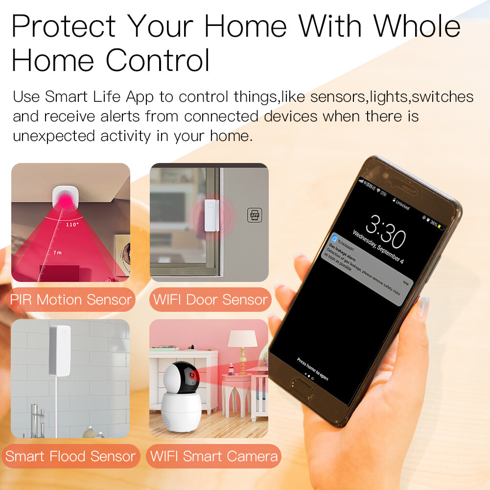 MOES Tuya Zigbee Smart Home Bridge Wireless Hub Gateway Alexa Google APP Control